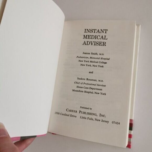 1981 Instant Medical Advisor Book, Vintage First Aid Guide Pocket Book Health - Picture 4 of 10